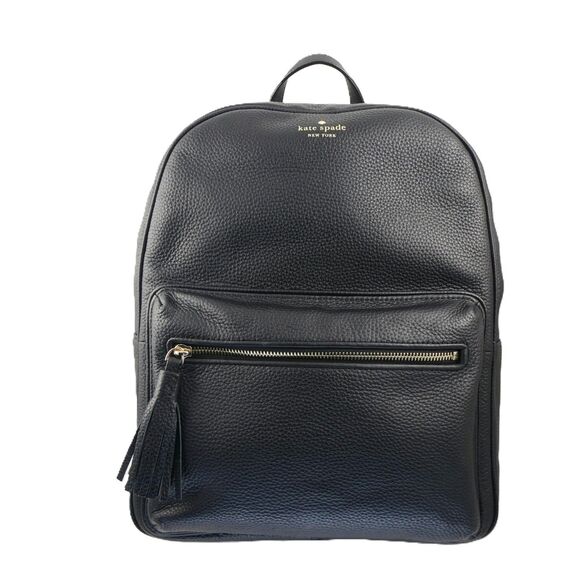 Kate Spade New York Chester Street Aveline Leather Backpack Carry Bag Black $368